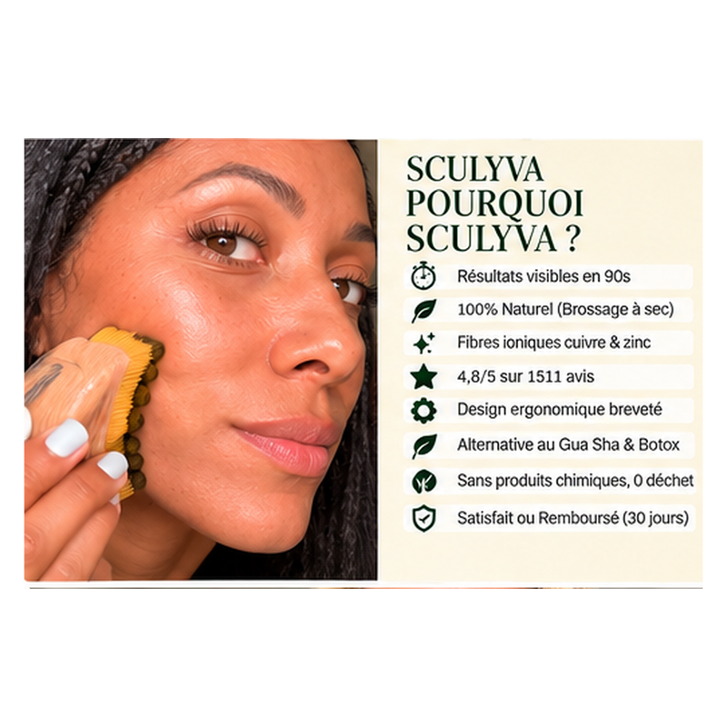 Brosse lymphatique visage SCULYVA