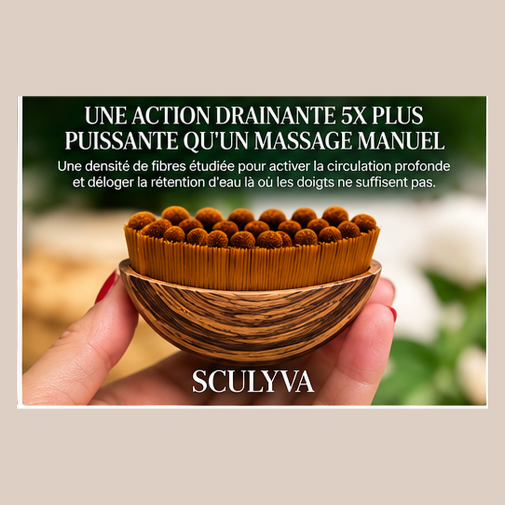 Brosse lymphatique visage SCULYVA