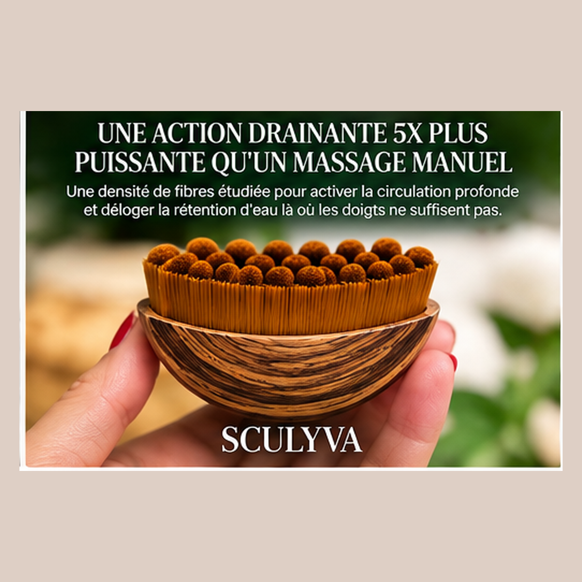 Brosse lymphatique visage SCULYVA